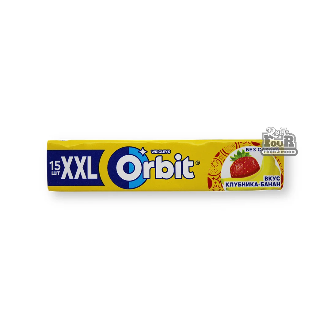 Մաստակ «Orbit XXL» ելակի և բանանի համով 15հատ